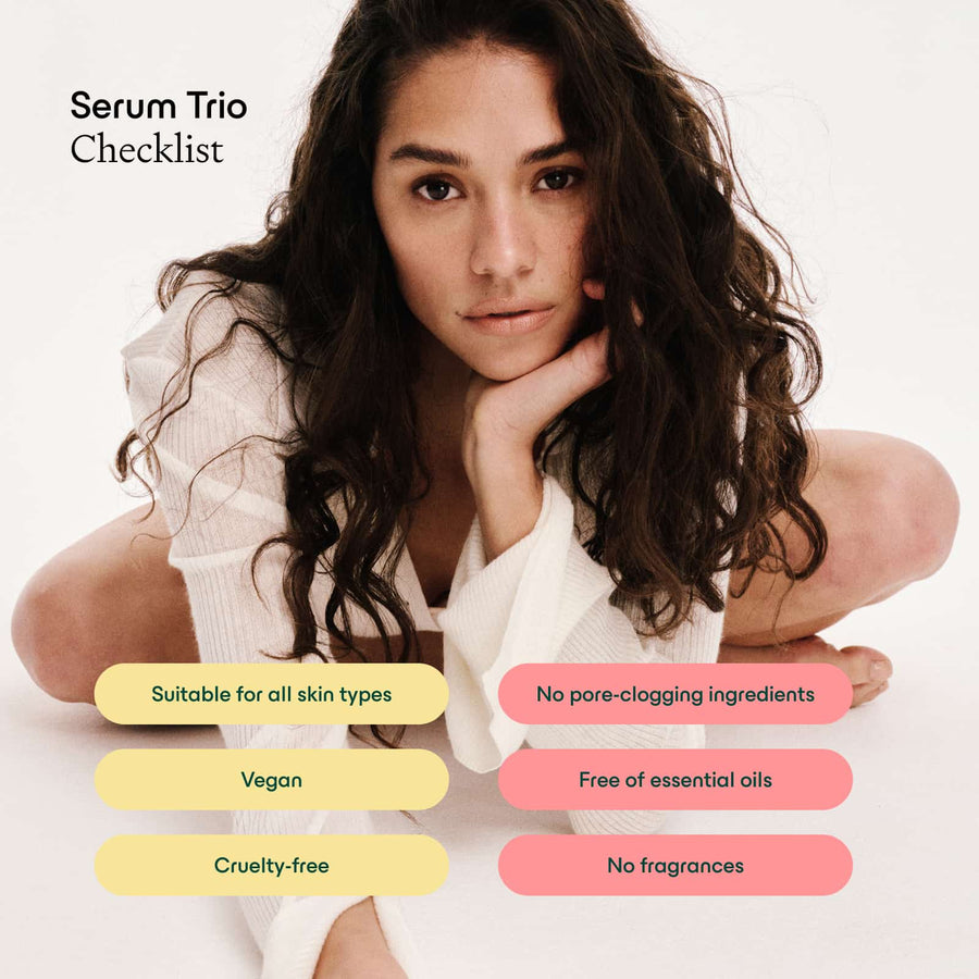 Serum Trio Checklist with model