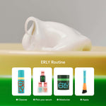ERLY Night Moisturizer with peptides with product on the cap 