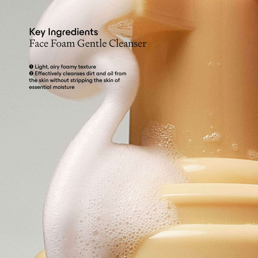 Close up of the lid of ERLY Face Foam Cleanser with copy