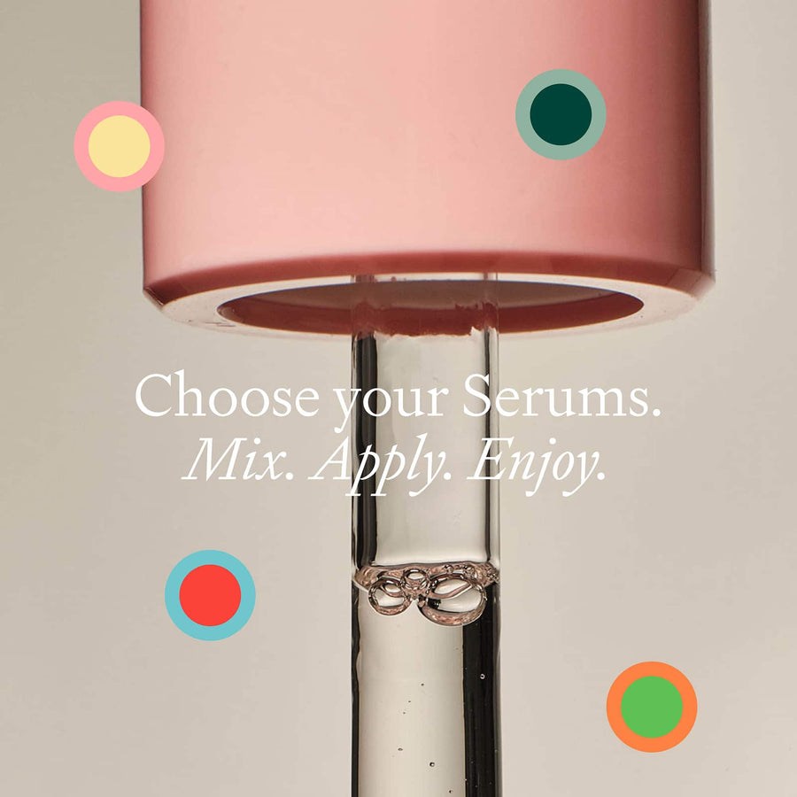ERLY Daily Splash Applicator with copy about Serums 