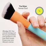 Hand holding ERLY The Mixer Brush with text