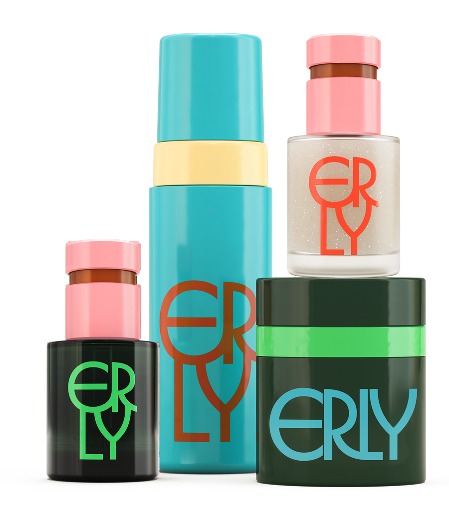 The Glow on the Go clean skincare kit in personalized vanity case