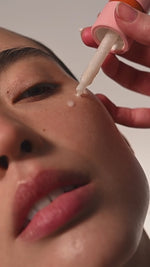 Daily Dew Illuminating Serum on model