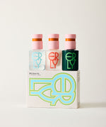 Three ERLY bottles with a matching box on a white background